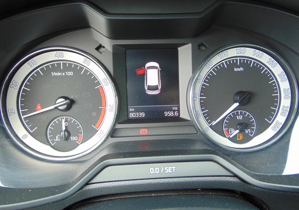 Skoda Octavia cena 74900 przebieg: 79360, rok produkcji 2018 z Orneta małe 379